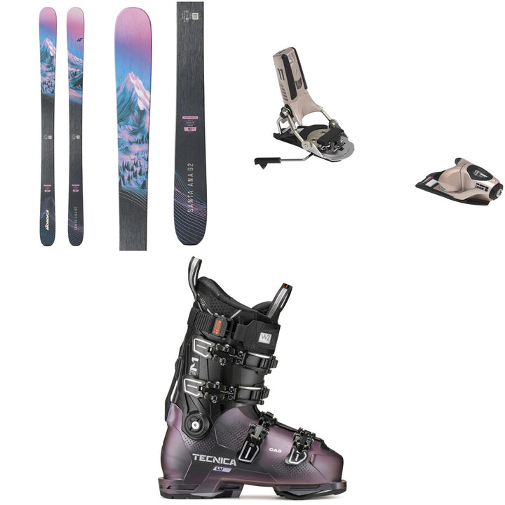 Nordica Santa Ana 92 Skis + Look Pivot 2.0 11 GW Ski Bindings + Tecnica Mach1 LV 115 Ski Boots - Women's 2027