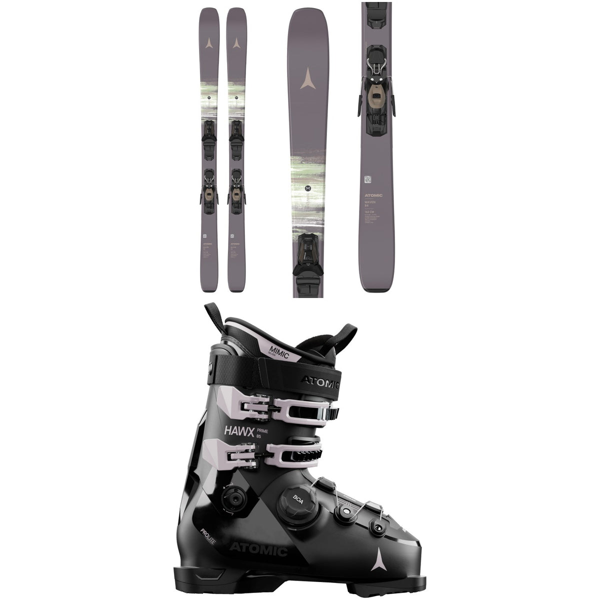 Atomic Maven 84 Skis + M10 GW Bindings + Atomic Hawx Prime 85 BOA W Ski Boots - Women's 2027