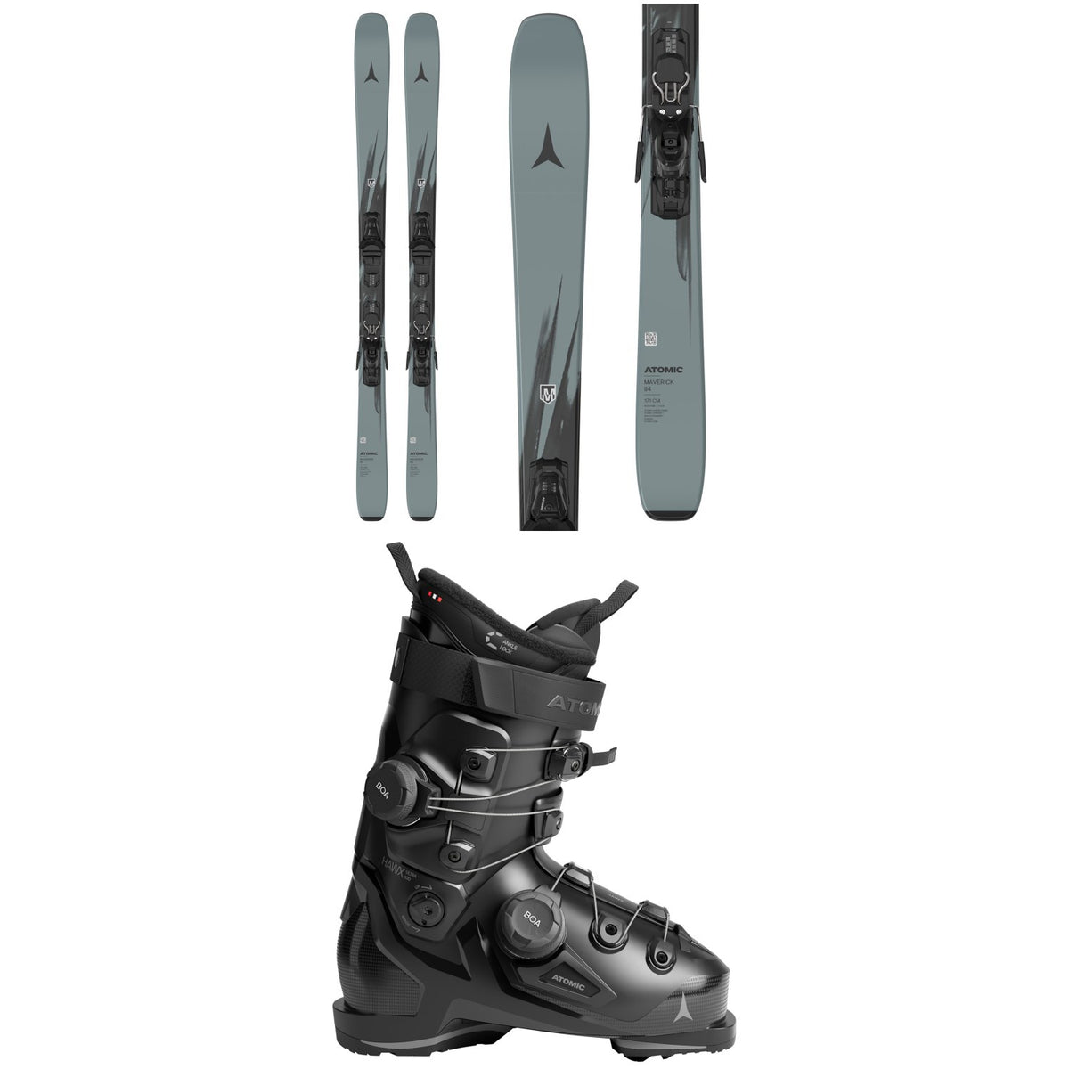 Atomic Maverick 84 + M 10 GW Ski Bindings 2027 + Atomic Hawx Ultra 100 Dual BOA Ski Boots 2027
