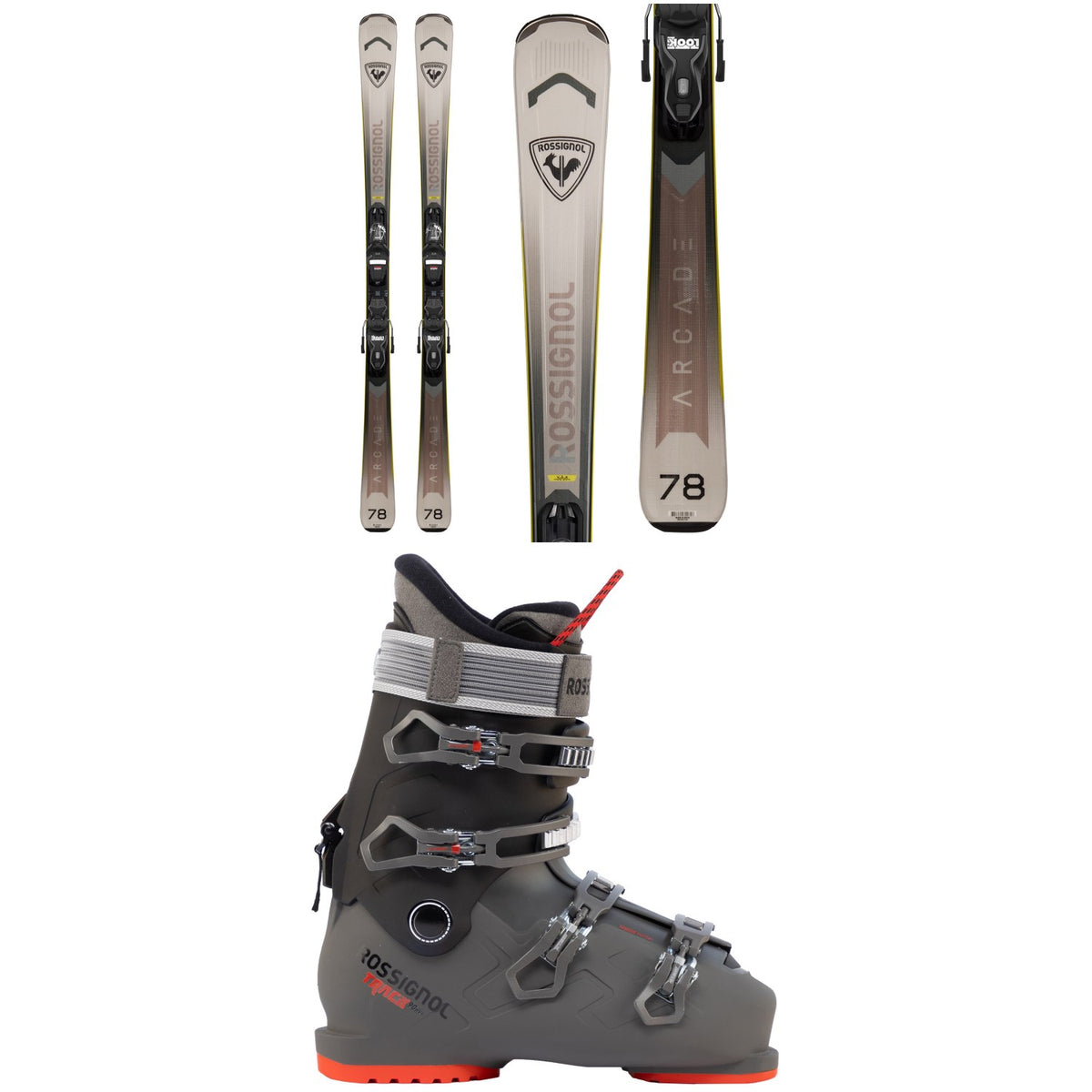 Rossignol Arcade 78 Skis + Xpress 10 GW Bindings + Rossignol Track 90 HV+ GW Ski Boots 2027