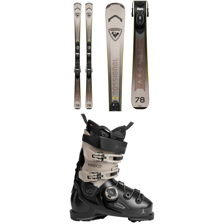 Rossignol Arcade 78 Skis + Xpress 10 GW Bindings + Atomic Hawx Ultra 110 S BOA Ski Boots 2027