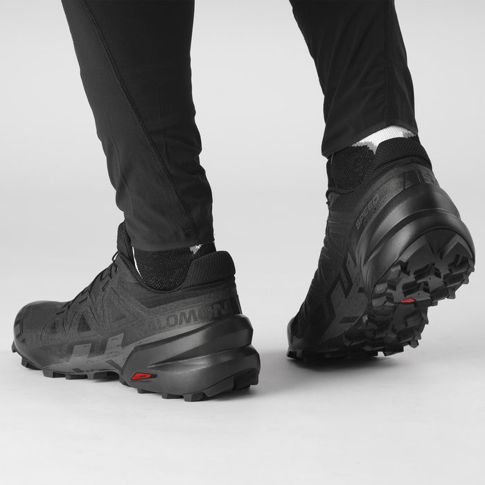 Salomon Speedcross 6 Shoes - Men's Black/Black/Phantom