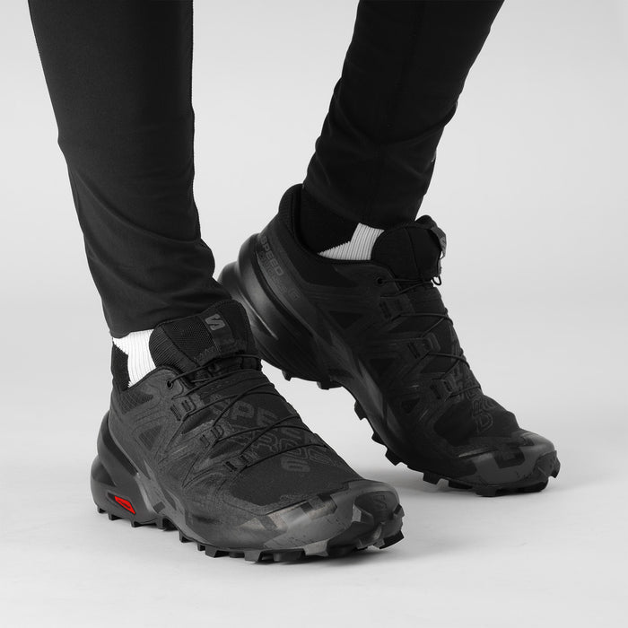 Salomon Speedcross 6 Shoes - Men's Black/Black/Phantom