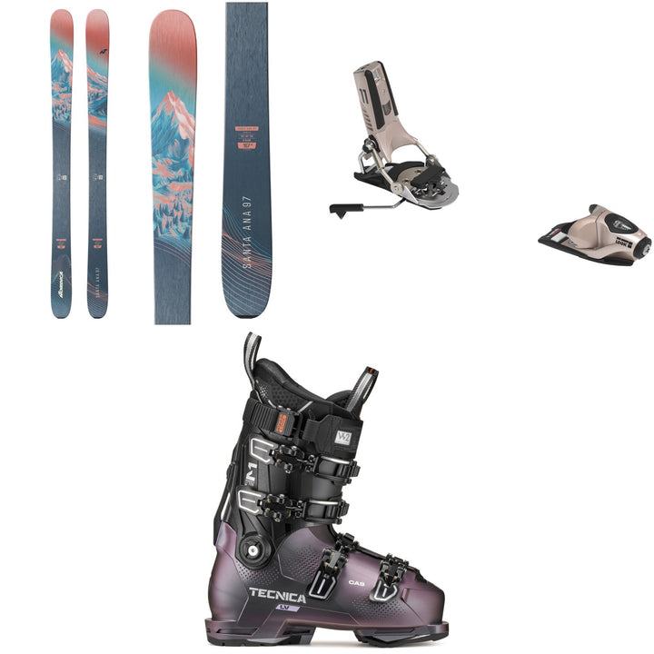 Nordica Santa Ana 97 Skis + Look Pivot 2.0 11 GW Ski Bindings + Tecnica Mach1 LV 115 Ski Boots - Women's 2027