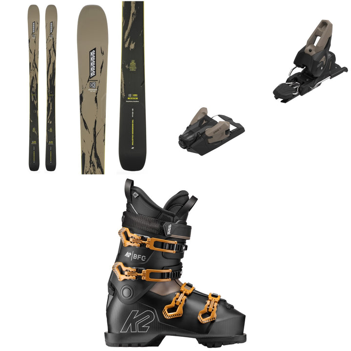 K2 Mindbender 96 Skis + Atomic Strive 10 GW Ski Bindings + K2 BFC 80 Ski Boots 2027
