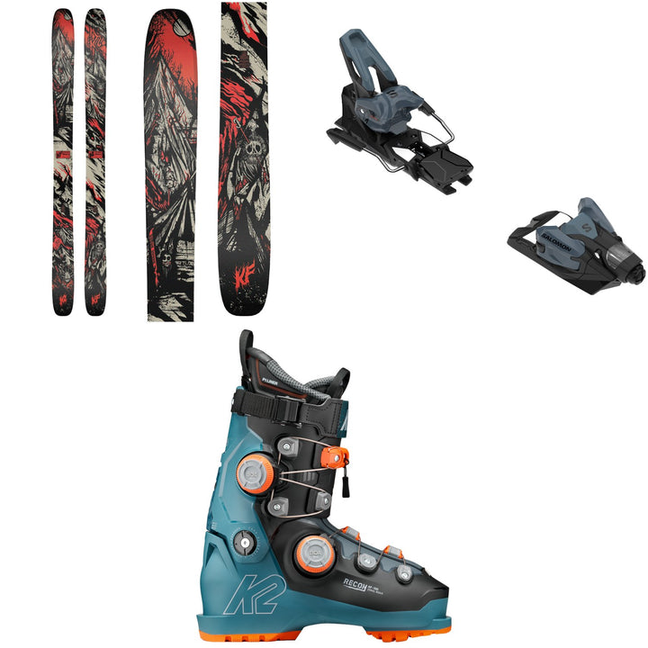 K2 Reckoner KF Skis + Salomon Strive 14 GW Ski Bindings + K2 Recon AF Zonal BOA 130 Ski Boots 2027