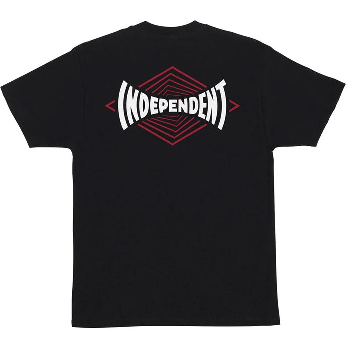 Independent Vertigo Span S/S Heavyweight T-Shirt - Unisex Black