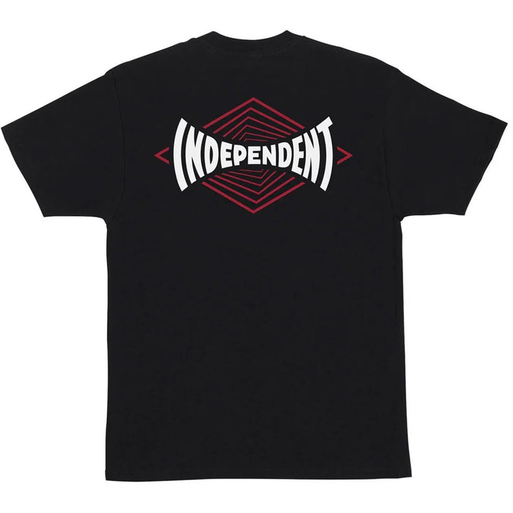 Independent Vertigo Span S/S Heavyweight T-Shirt - Unisex Black
