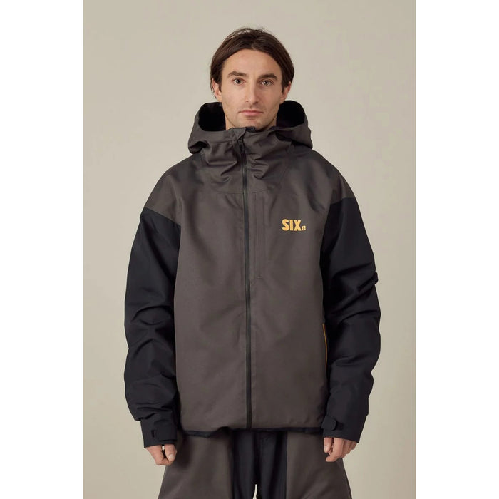 686 Six Crust Jacket - Men's Charcoal Colorblock