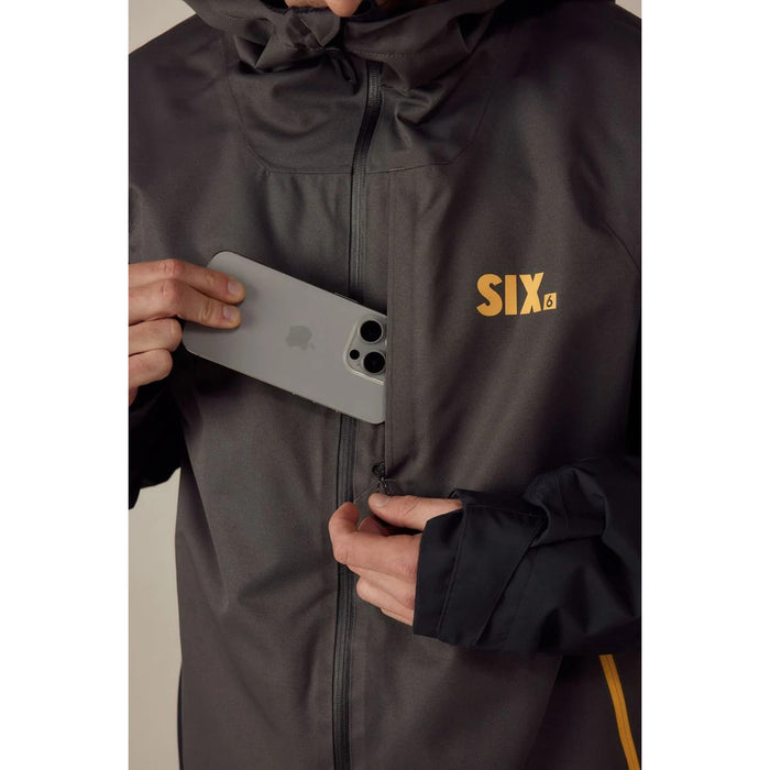 686 Six Crust Jacket - Men's Charcoal Colorblock
