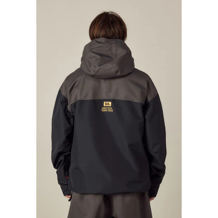 686 Six Crust Jacket - Men's Charcoal Colorblock