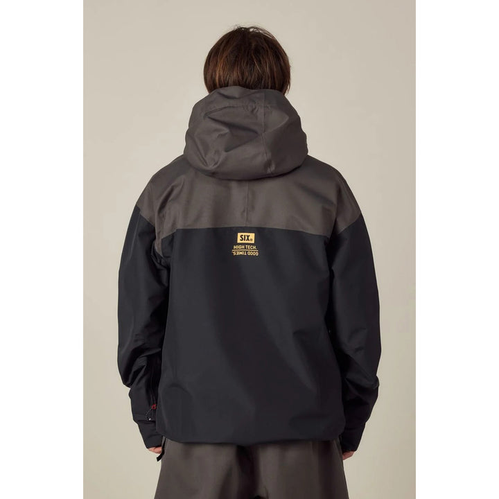 686 Six Crust Jacket - Men's Charcoal Colorblock