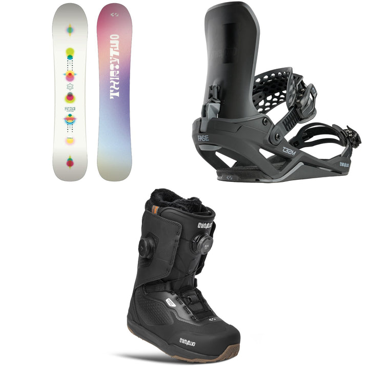thirtytwo Reiki Snowboard + T32M FASE Snowboard Bindings + TM-2 Double Boa Snowboard Boots - Women's 2027