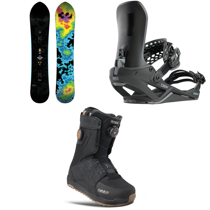 thirtytwo Atmosphere Snowboard + T32M FASE Snowboard Bindings + Lashed Double Boa Snowboard Boots 2027