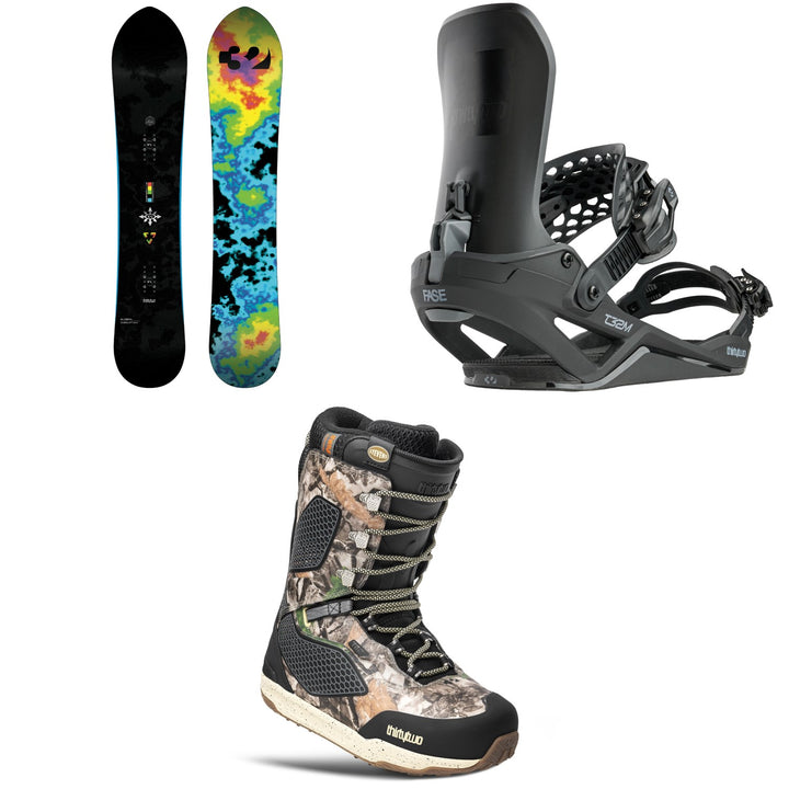 thirtytwo Atmosphere Snowboard + T32M FASE Snowboard Bindings + TM-2 Stevens Snowboard Boots 2027
