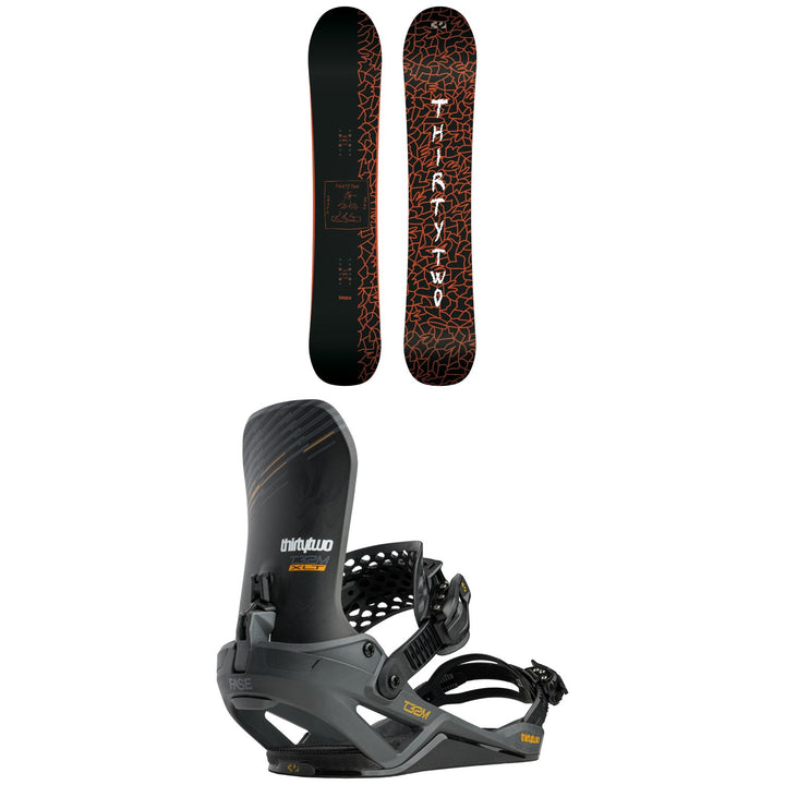 thirtytwo SNAFU Snowboard + T32M XLT FASE Snowboard Bindings 2027