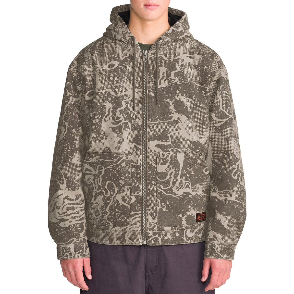 Volcom Fresh Storm Workwear Jacket - Men's Camoflauge