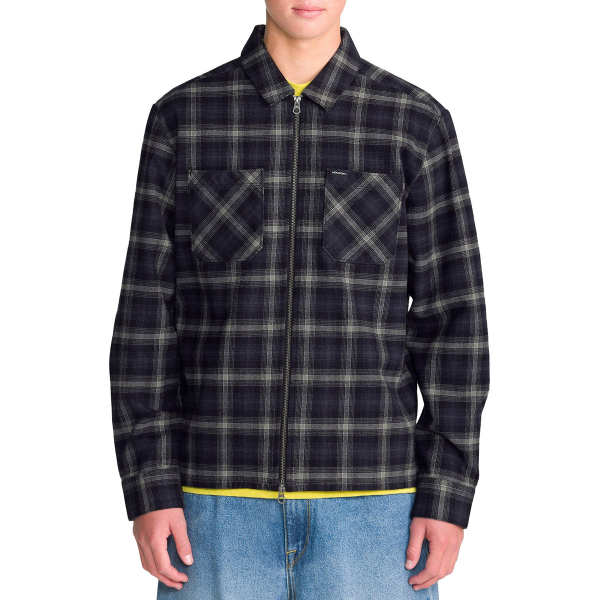 Volcom Fieldstone Long-Sleeve Shirt - Men's Black