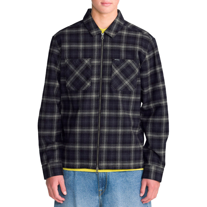 Volcom Fieldstone Long-Sleeve Shirt - Men's Black