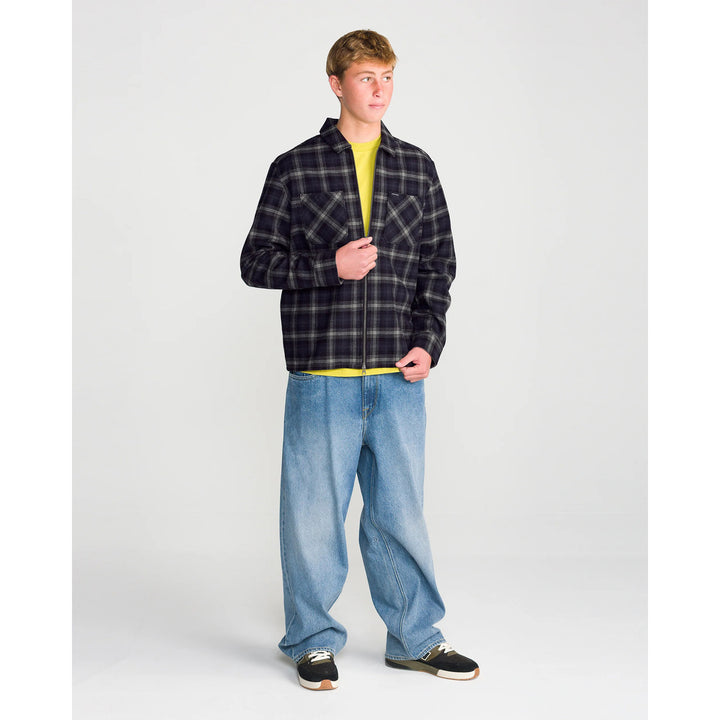 Volcom Fieldstone Long-Sleeve Shirt - Men's Black