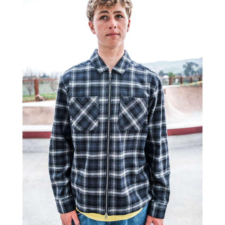 Volcom Fieldstone Long-Sleeve Shirt - Men's Black