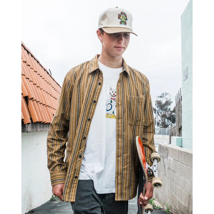 Volcom FA Casey Jones Long-Sleeve Shirt - Men's Dull Gold