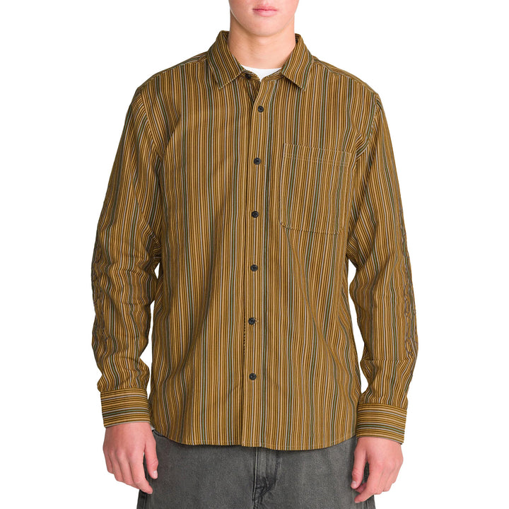 Volcom FA Casey Jones Long-Sleeve Shirt - Men's Dull Gold