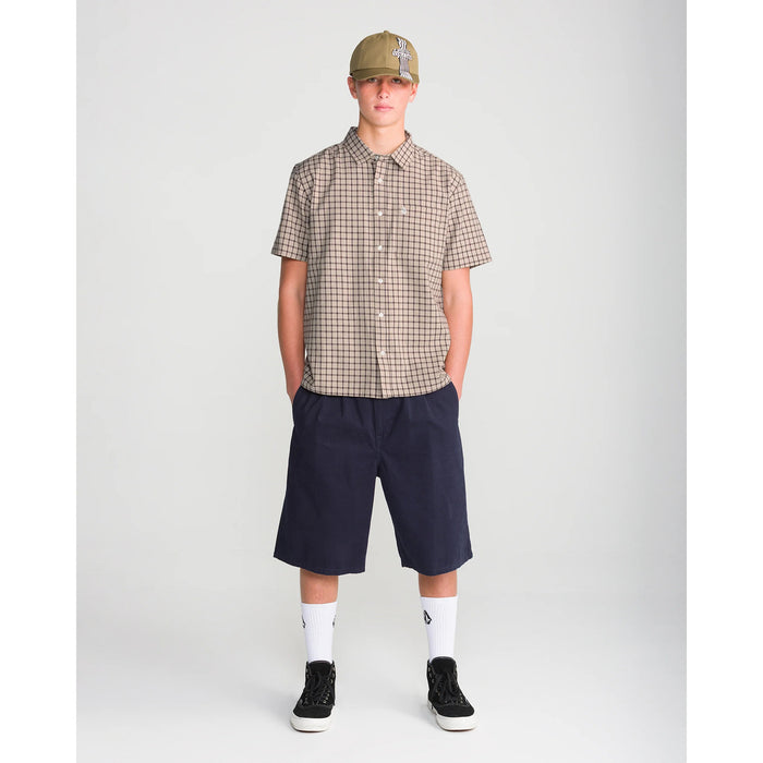 Volcom Flatlands Short-Sleeve Shirt - Men's Light Khaki