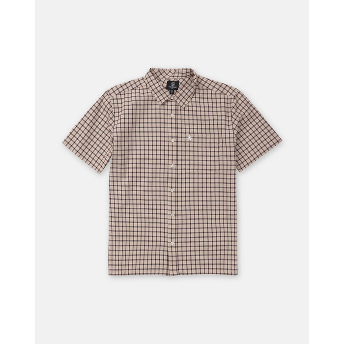 Volcom Flatlands Short-Sleeve Shirt - Men's Light Khaki