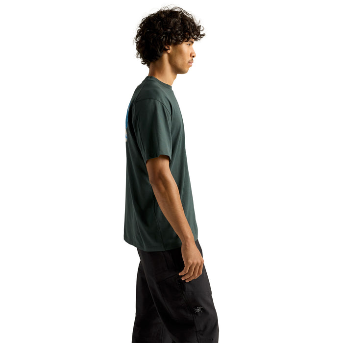 Arc'teryx Kragg SL Cotton Jug Short-Sleeve Shirt - Men's Dark Jade/Aqua