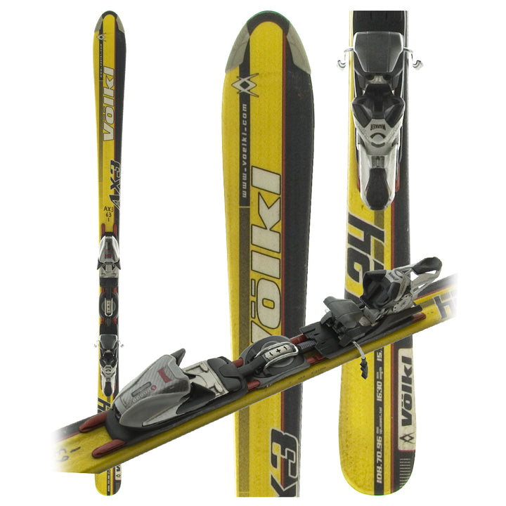 Volkl 724 AX3 Skis + Bindings - Used 2004