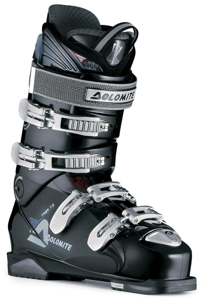 Dolomite Rage X8 Form Fit Ski Boot 2005 Black/Steel