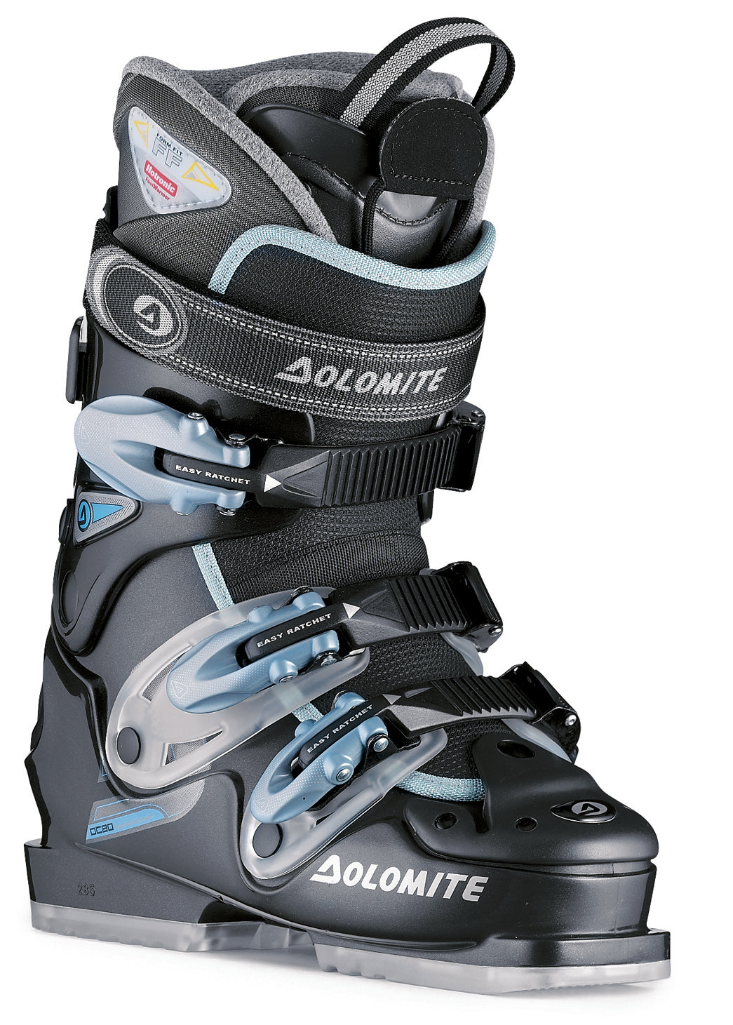 Dolomite DC 80 Form Fit Lady Ski Boot 2005 Steel/Grey