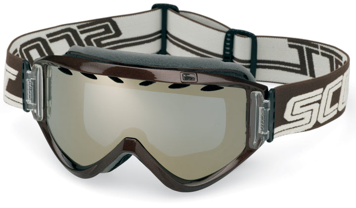 Scott Motive Goggle Gold Chrome/Brown Metal