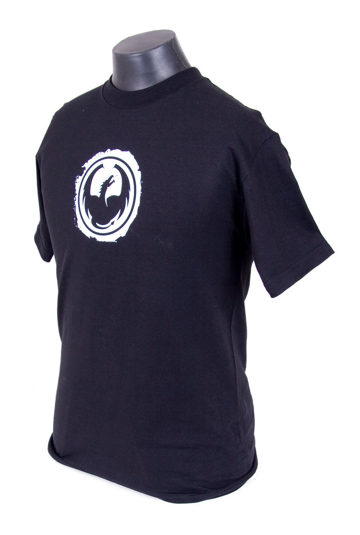 Dragon Stencil Short Sleeve Tee Shirt
