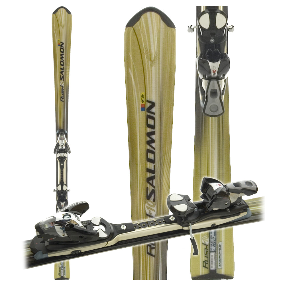 Salomon Rush 10 Pilot Skis + Salomon Bindings - Women's 2006