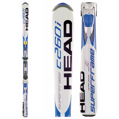 Head C260i System Skis + SLD 11 Railflex Bindings 2006