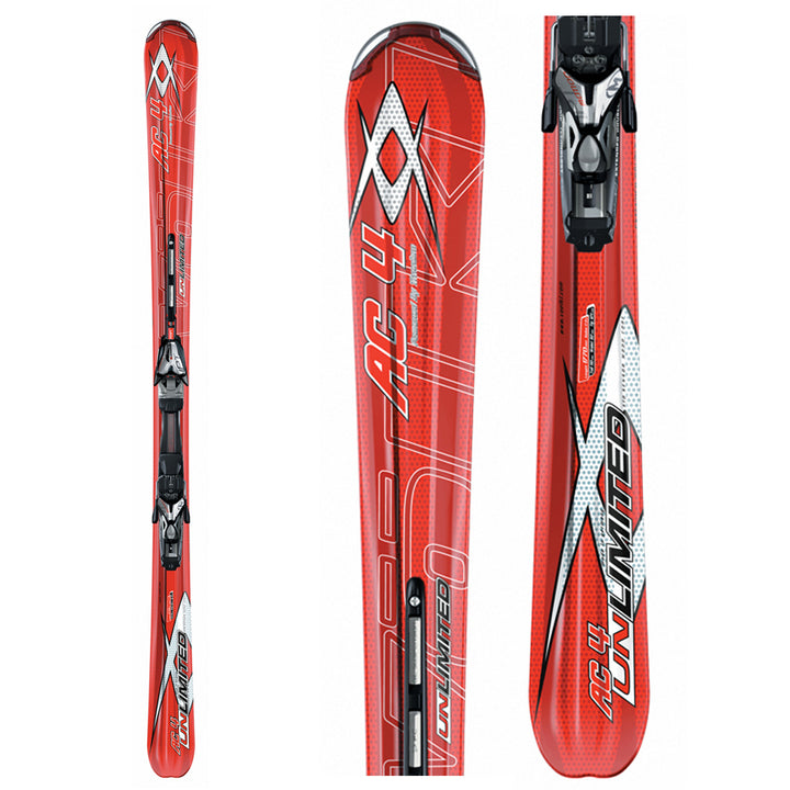 Volkl Unlimited AC4 Ti Skis + Marker Motion iPT 12.0 Piston 2007