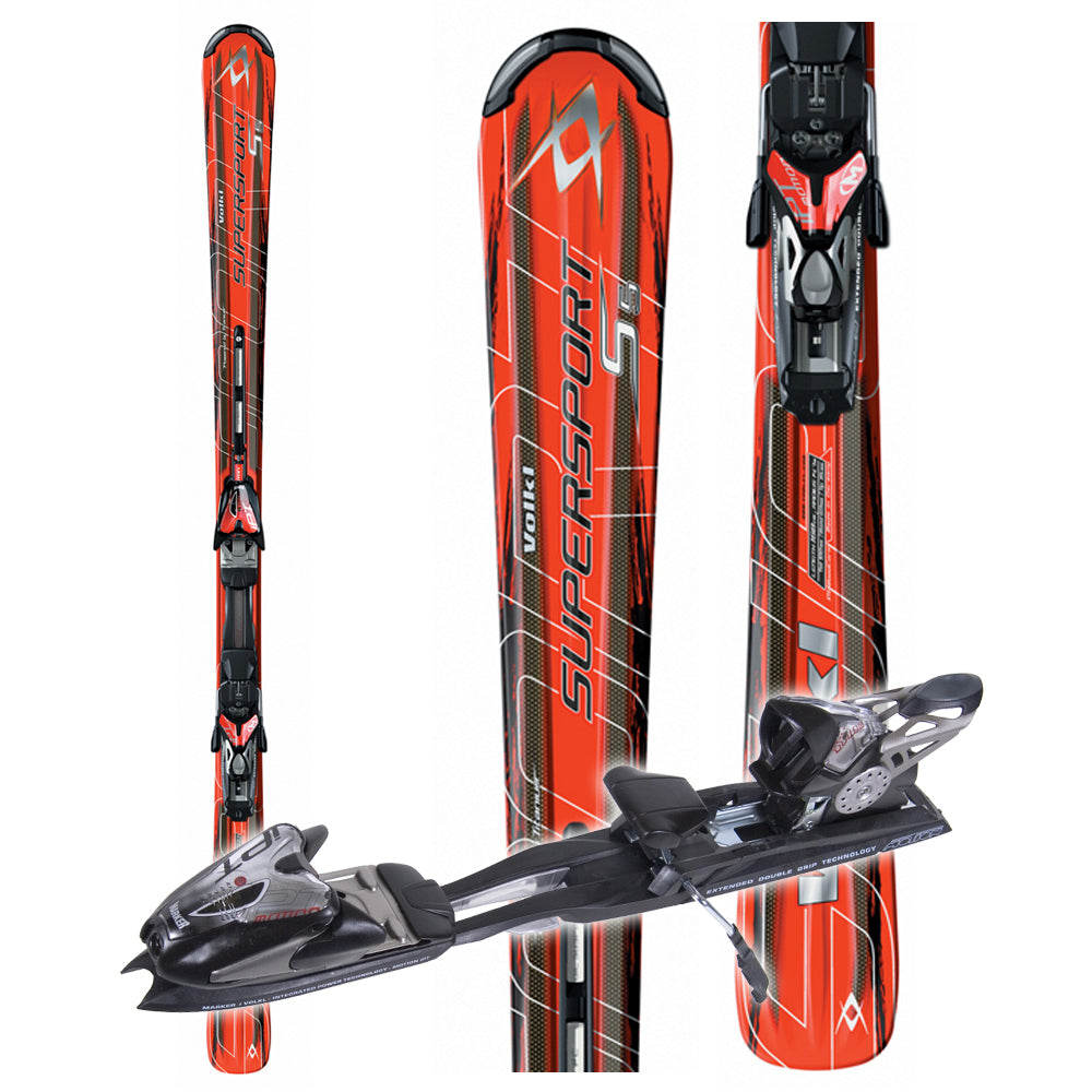 Volkl Supersport スキー Volkl Supersport S5 Ti Skis + Marker Motion System Bindngs 2007 – evo