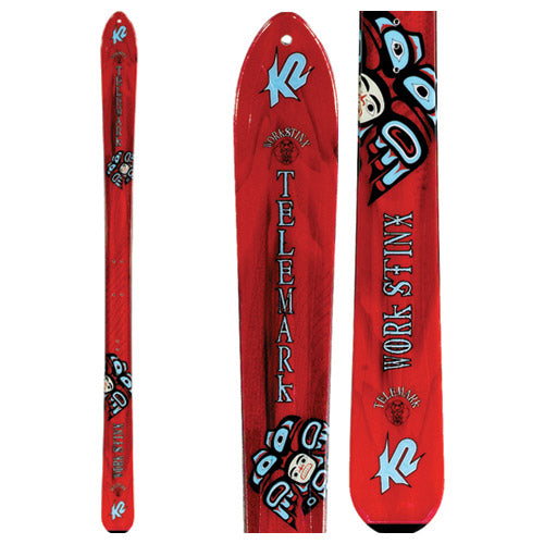 K2 Work Stinx Telemark Skis (with inserts) 2005