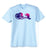 Ride Split Fountain Short Sleeve Tee Light Blue