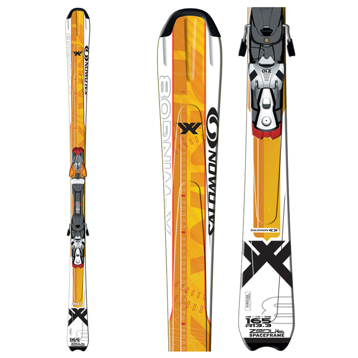 Salomon X Wing 8 Skis + Salomon 711 Bindings 2007
