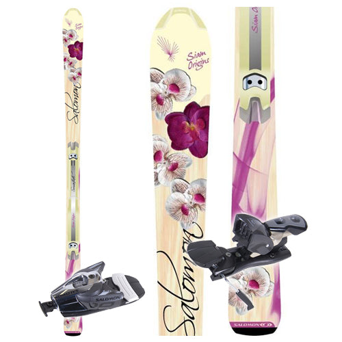 Salomon Siam Origins Skis + Salomon Z10 Bindings - Women's 2007