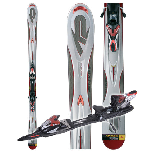 K2 Apache Outlaw Skis + Marker Piston M1 12.0 Bindings 2007