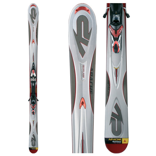 K2 Apache Outlaw Skis + Marker Piston M1 12.0 Bindings 2007