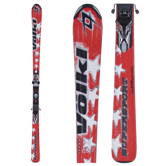 Volkl Supersport 5 Star Skis + Bindings - Used 2005