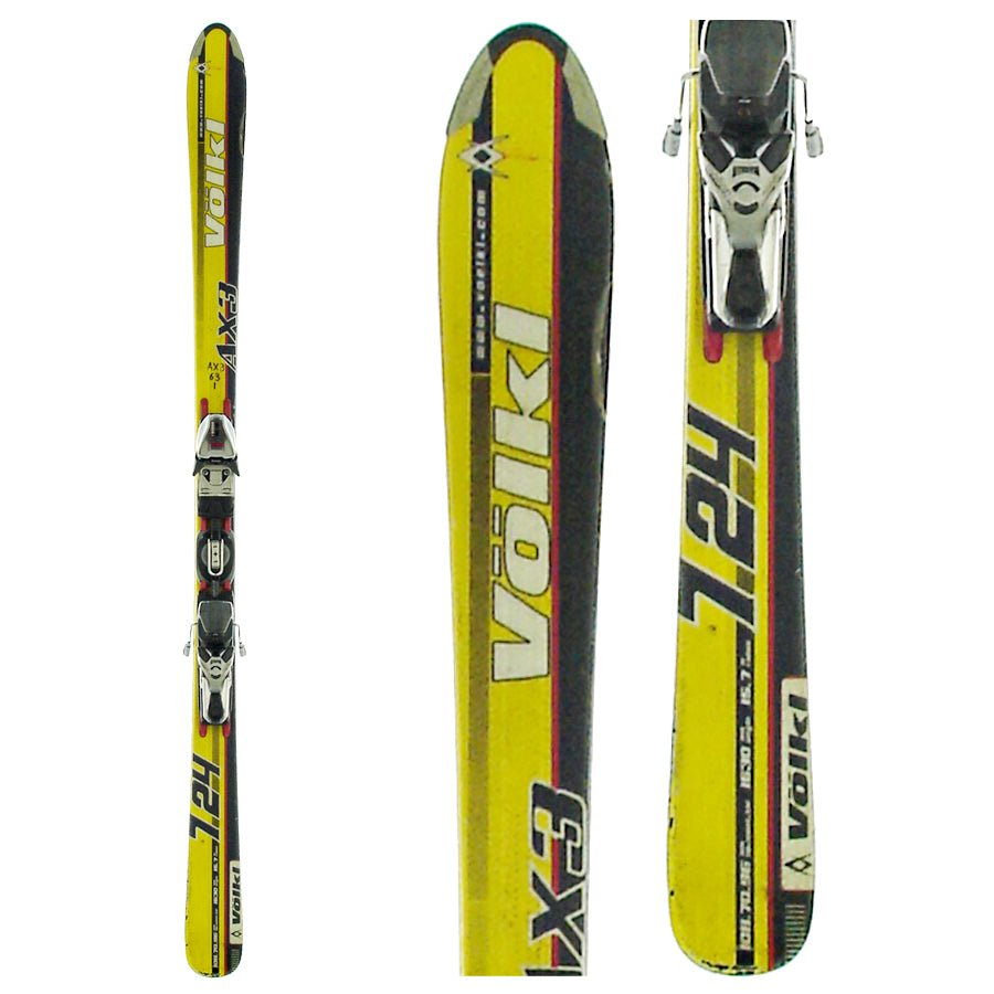 Volkl 724 AX3 Skis + Bindings - Used 2004