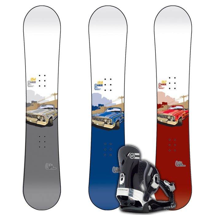 Morrow Clutch Snowboard + Invasion L Binding 2007