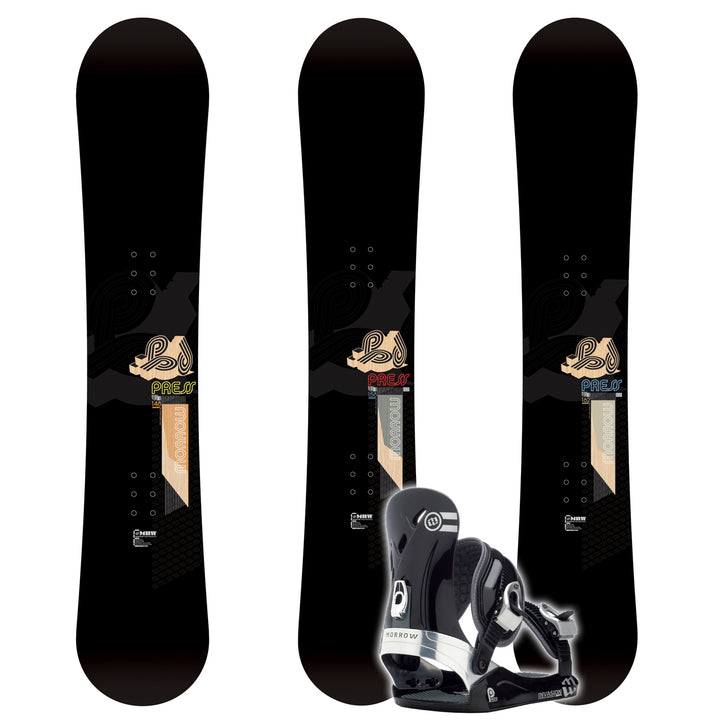 Morrow Press Snowboard + Invasion M Binding 2007