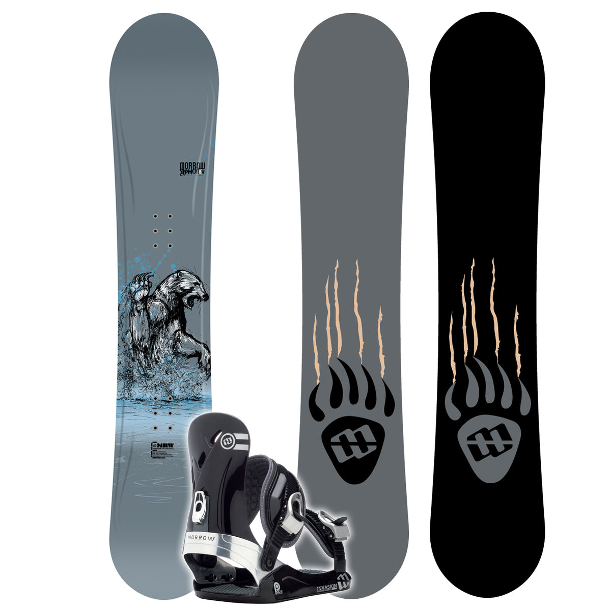 Morrow Siphon Wide Snowboard + Invasion L Binding 2007